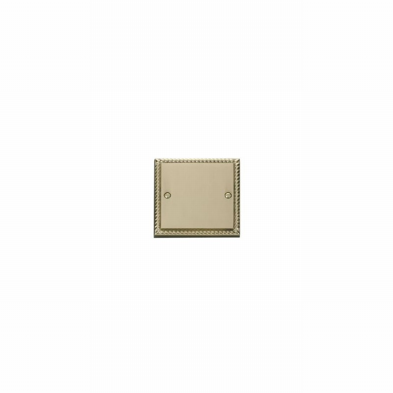 BLANK PLATE 1GANG G.BRASS