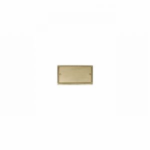 BLANK PLATE 2GANG G.BRASS