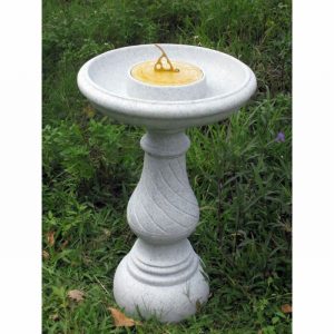 Garden Ornament SWIRL SUNDIAL GRANITE Colour 70cm
