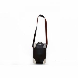 Flask Hip 1700ml JUMBO SS & Leather Strap