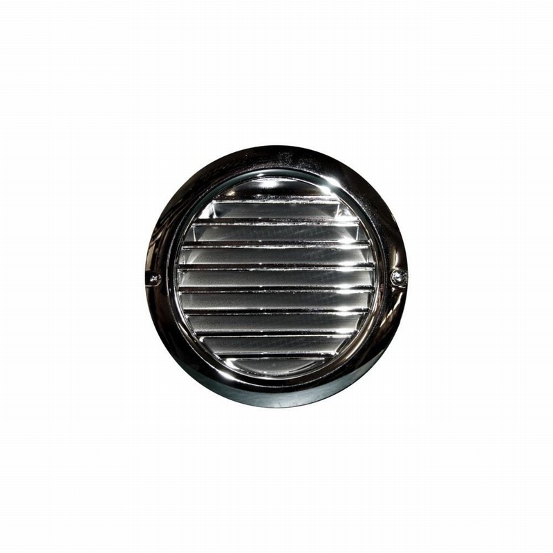Vent Fixed Round 100mm/4" Chrome D