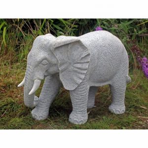 Garden Ornament STANDING ELEPHANT GRANITE Colour 42cm