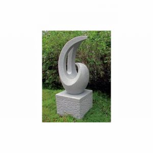 Garden Ornament REV XL SCLPTRE PLINTH GRANITE Clr 120cm