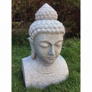Garden Ornament CHAMPA HEAD BUST GRANITE Colour 54cm