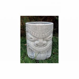 Garden Planter TIKI HEAD GRANITE Colour 40cm
