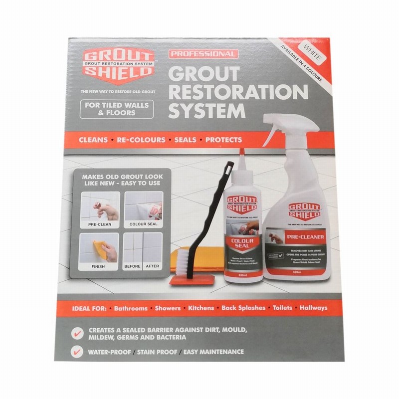 Grout Rejuvenating Kit 230ml White
