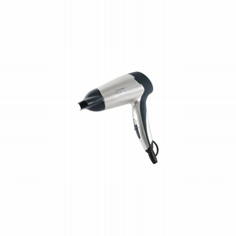 Hair Dryer Travel 1200Watt folding Handle Silver & Grey
