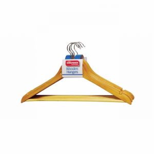 Coathanger Wooden x 5 Notched