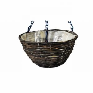 Hanging Basket 14" 35cm Rattan
