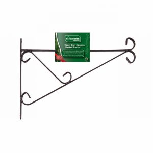 Hanging Basket Bracket 37.5cm Black H Duty