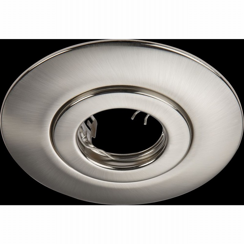 Downlight Hole Converter 78>120mm Br.Chrome 140mmo.d.