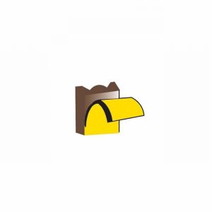 Draught Excluder E Strip x 5Mtr. Brown