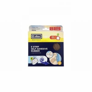 Draught Excluder E Strip x 5Mtr. White
