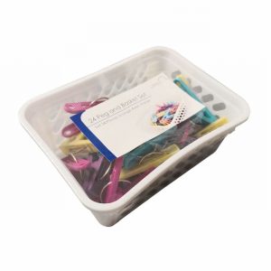 Pegs Plastic 24Pce. In Basket
