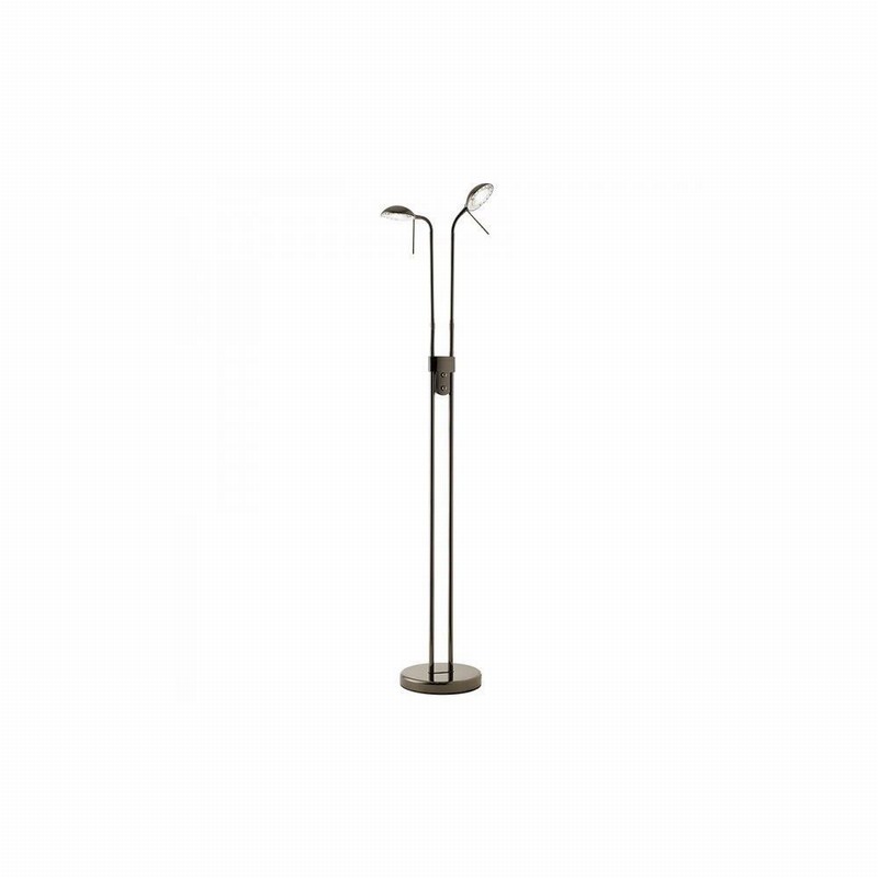 Floor Lamp HAMMERSMITH Black Chrome 2xG9 50Watt Inc.