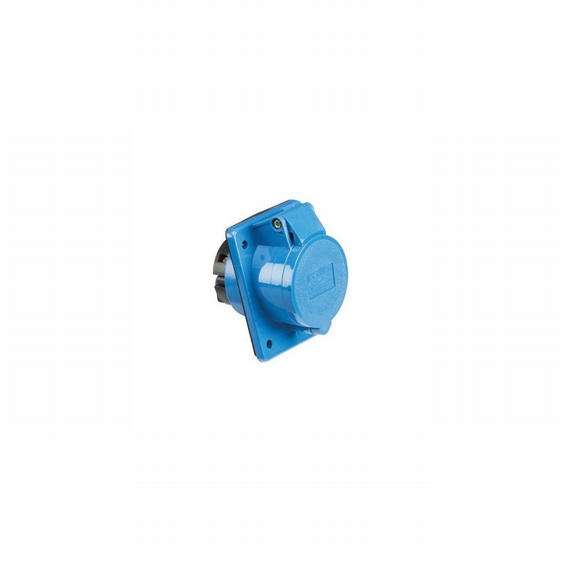 32amp 240Volt Socket Flush Mounting BLUE