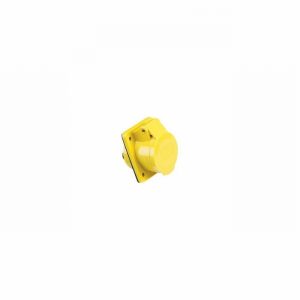 16amp 110Volt Socket Flush Mounting YELLOW