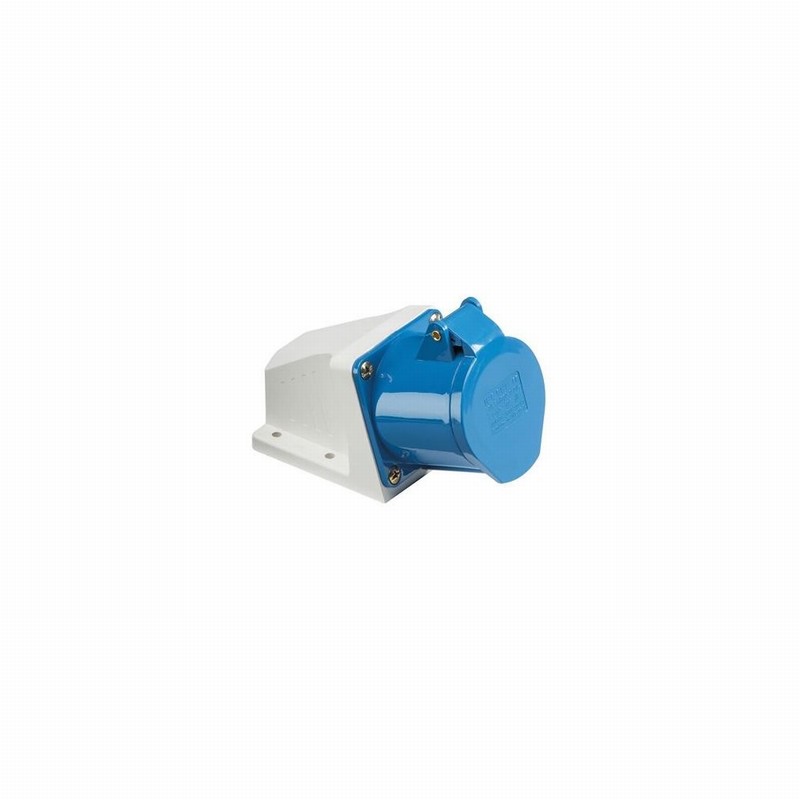16amp 240Volt Socket Surface BLUE