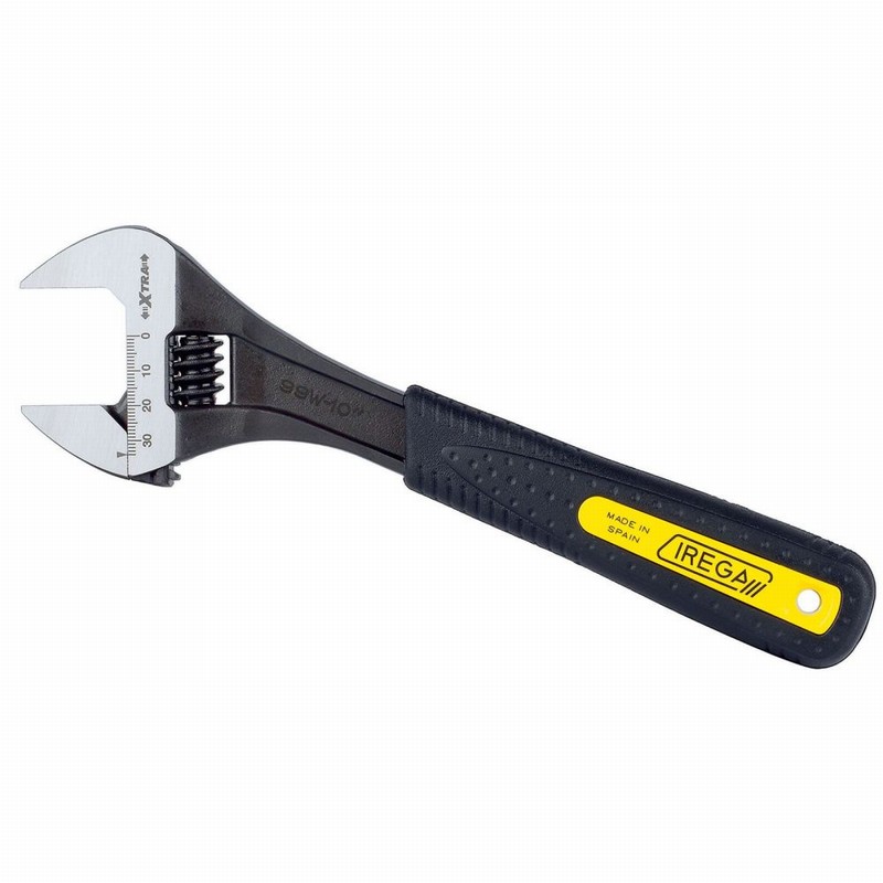 Wrench Adjustable IREGA 150mm 6" Soft Grip EXTRA Wide D