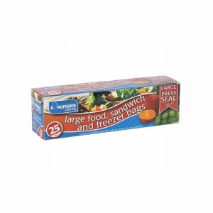 Food Sandwich & Freezer Bag Jumbo 20x18cm Reseal x25