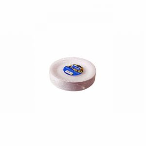 Plates Paper White 9"x100