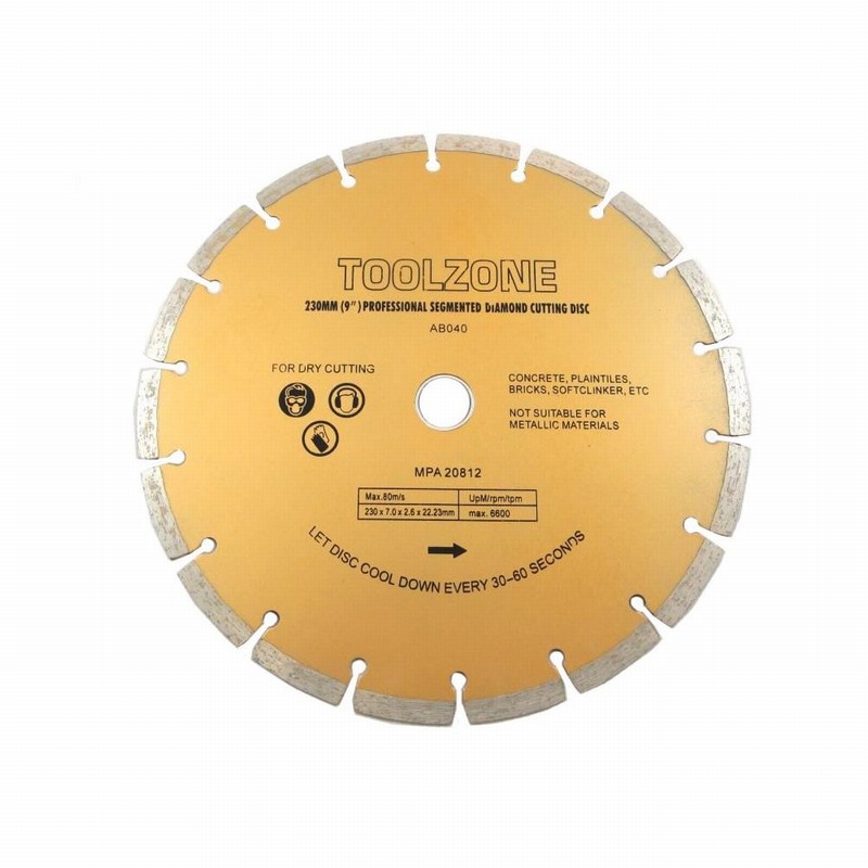 Disc Diamond 9" Diamond Segmental Rim