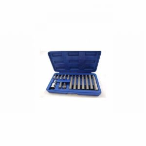 Hexagonal Sockets and 1/2" Drive Adaptor Cased 15Pce.