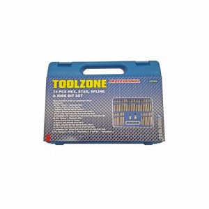 Hexagonal Star Ribe Spline & Ribe Sockets Cased 74Pce.