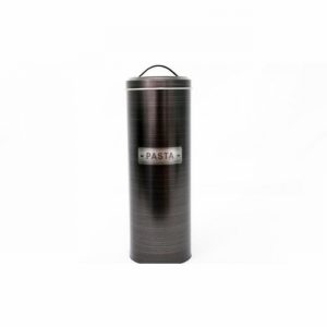 Pasta Jar Dark Grey Embossed 32x10cm