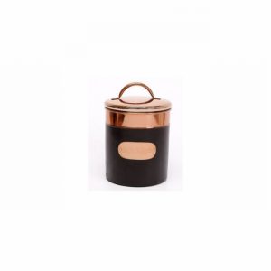 Biscuit Barrel Black & Copper 17cm