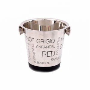 Wine Bucket SS & Silicone Base Designer Printed 23cm