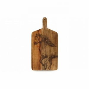 Chopping Board 50cm Wood HORSE Engraved