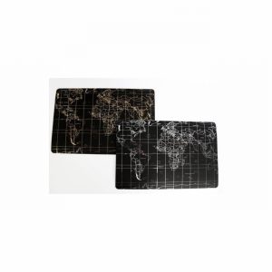 Table Mat PVC 43x28cm Map Design