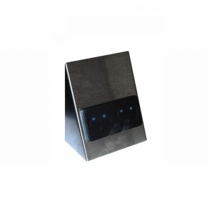 Socket 2Gang Under Cabinet Br. Chrome D