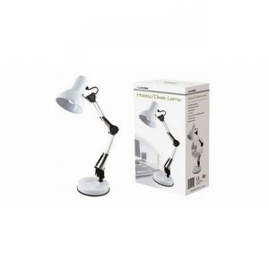 Desk Lamp Swing Poise Onyx Diamond White SES
