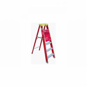 Step Ladder 4Tread Fibreglass & Aluminium 1.3Mtr. High
