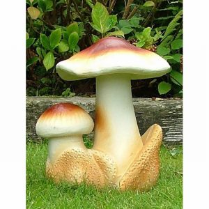 Garden Ornament TOADSTOOL NATURAL Colour 30cm
