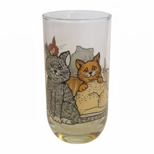 GLASS INSPIRATION Hi-Ball Tumbler Ass. Cats Design