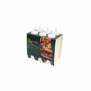 Sauce Bottle 12oz Clearx6