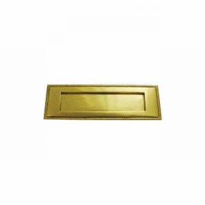 Letter Plate Georgian Brass 10"x3"  D