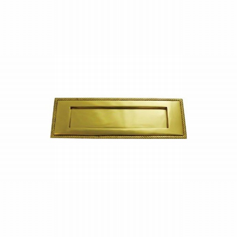 Letter Plate Georgian Brass 10"x3" D