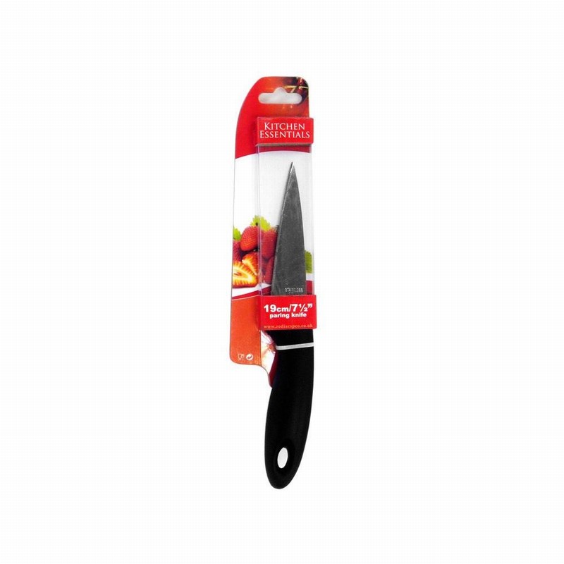 Knife Paring KITCHEN ESSENTIALS 19cm Black Handle