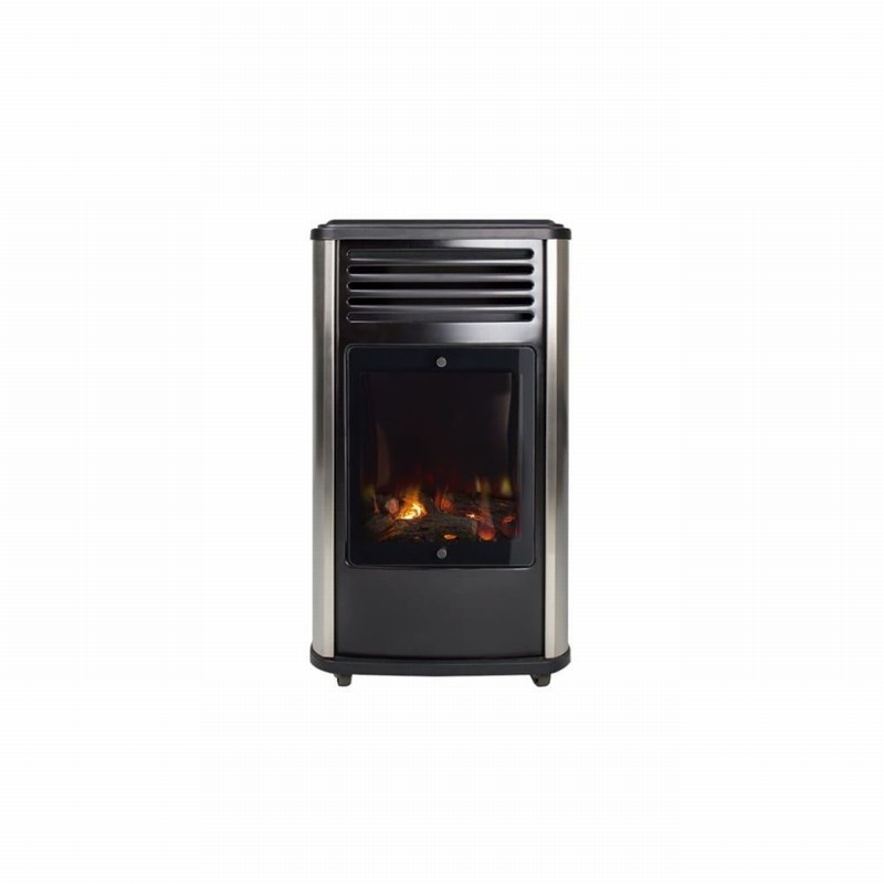 Gas Heater Flame Effect Manhattan C/W Regulator