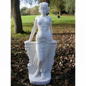 Garden Ornament CLEOPATRA WHITE Colour 120cm
