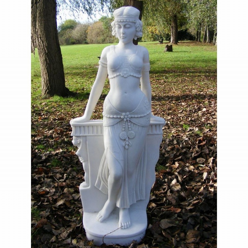 Garden Ornament CLEOPATRA WHITE Colour 120cm