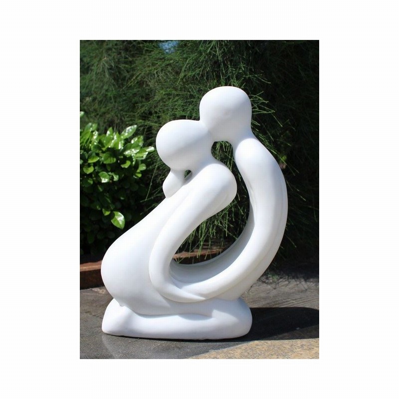 Garden Ornament KISS WHITE Colour 44cm
