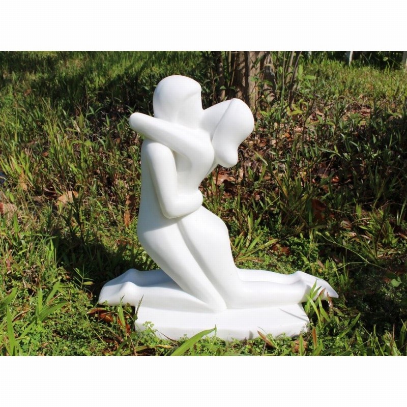 Garden Ornament SOUL MATES WHITE Colour 55cm