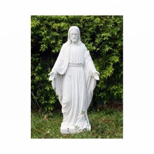 Garden Ornament JESUS WHITE Colour 80cm