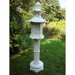 Garden Ornament LANTERN WHITE Colour 140cm