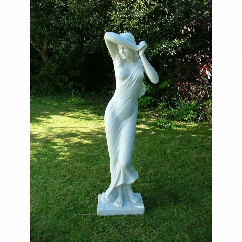 Garden Ornament VERGOGNA PHRYNE WHITE Colour 85cm